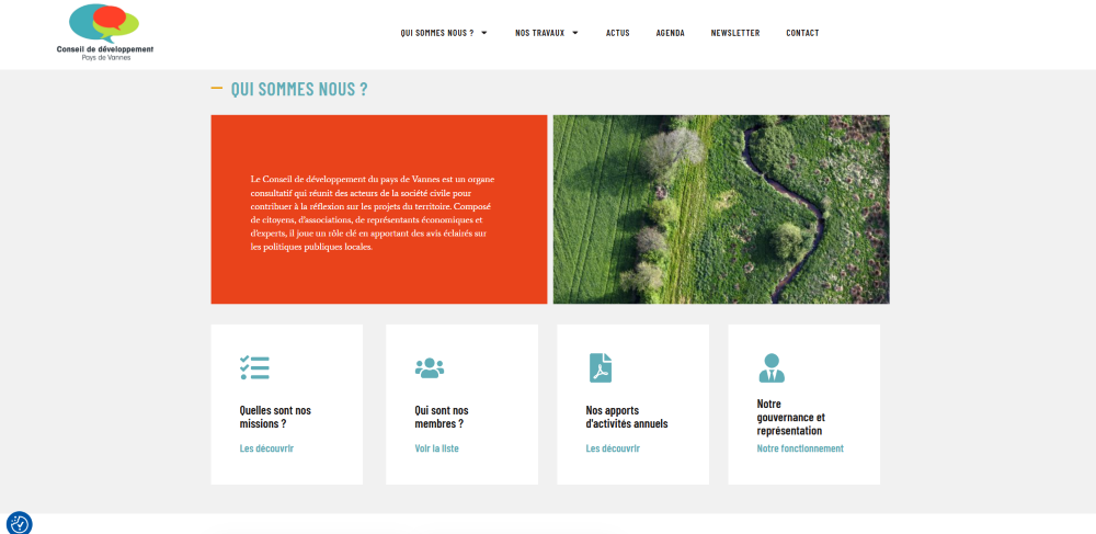 Création site web Codev Vannes - Webapic 2