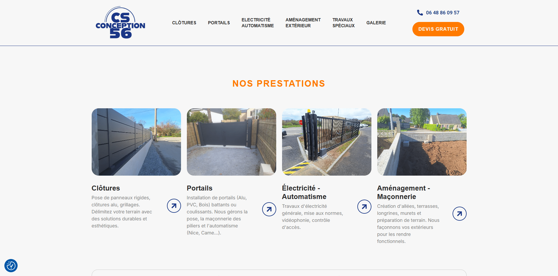 creation-site-vitrine-pour-cs-conception-56-prestations creation-site-vitrine-pour-cs-conception-56-prestations