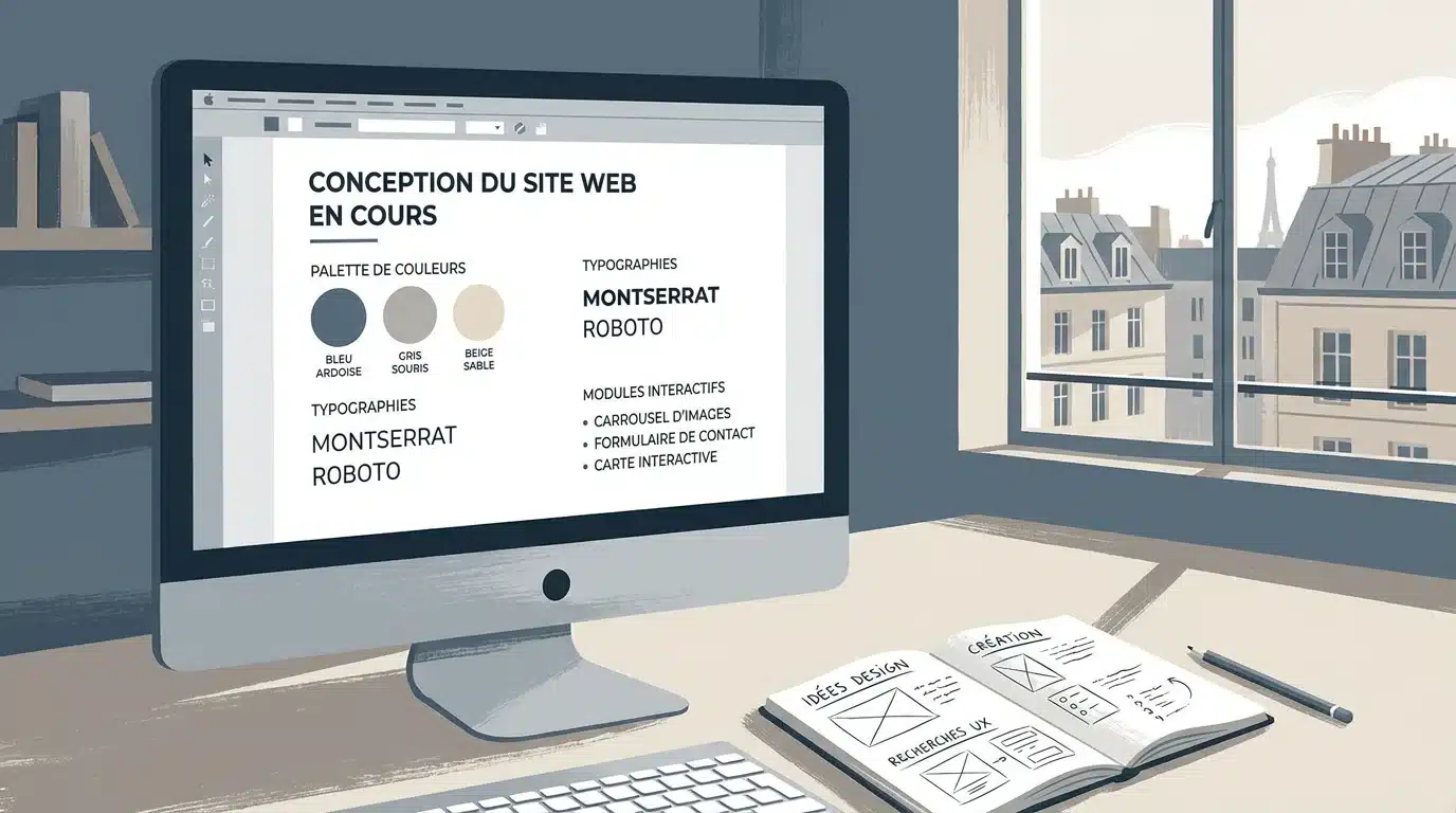 Conception sur mesure d'un site internet professionnel par une agence web