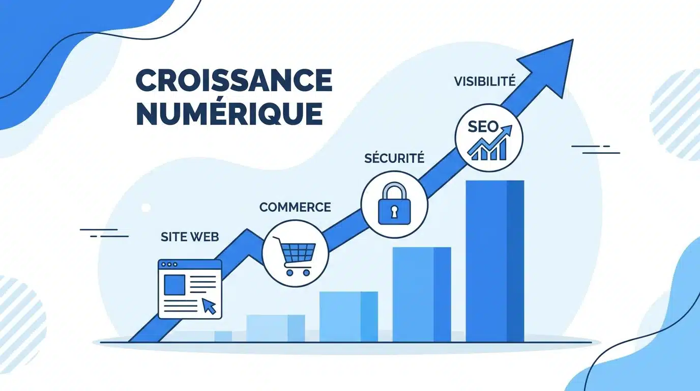 Illustration des leviers de la transformation digitale pour les PME en France