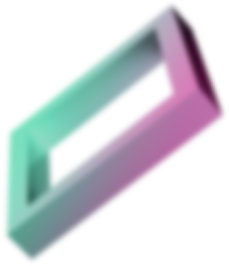 Gros plan sur une icône stylisée en forme de cadre 3D coloré, symbole moderne et minimaliste. refonte site e-commerce prestashop est évoquée.